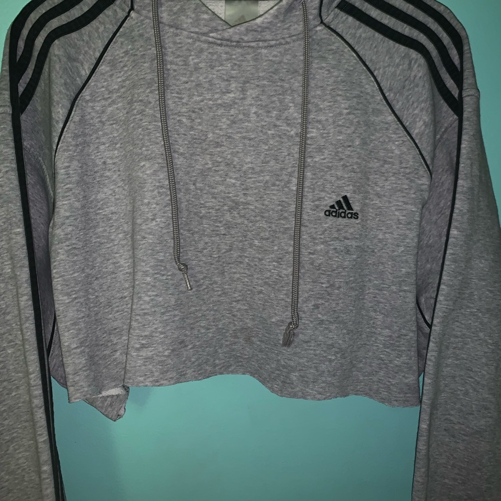 Adidas cropped hoodie